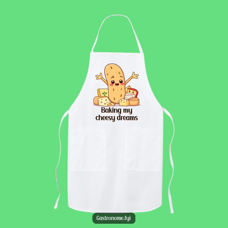 Funny Baguette Chef Apron: Cook with Gourmet Humor, Perfect Funny Gift