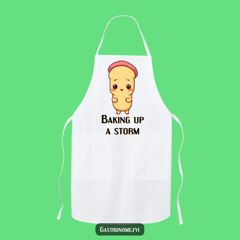 Funny Proud Baguette Beret Apron - Chef's Delightful Kitchen Wear