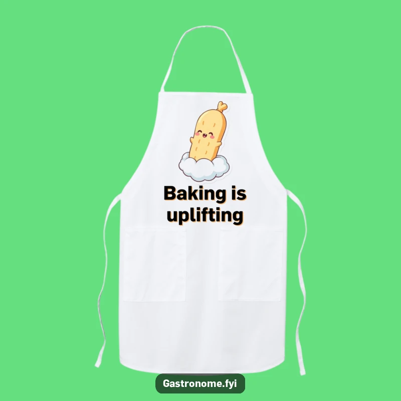 Funny Baguette Cloud Apron: Bake with Joy, Perfect Funny Gift for Bakers