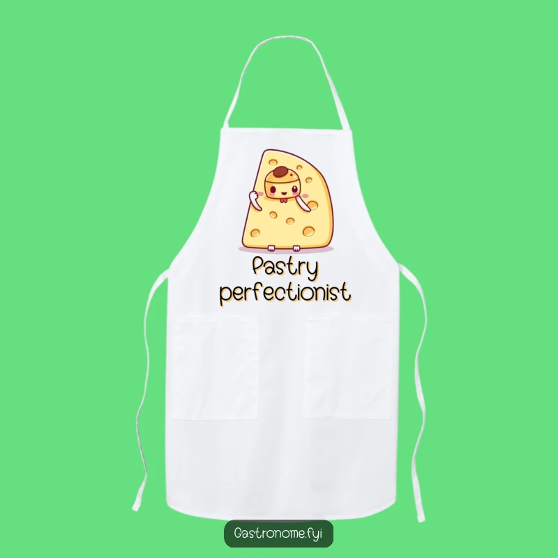 Funny Baker's Apron: Whip Up Laughs with Cheese & Pastry Design