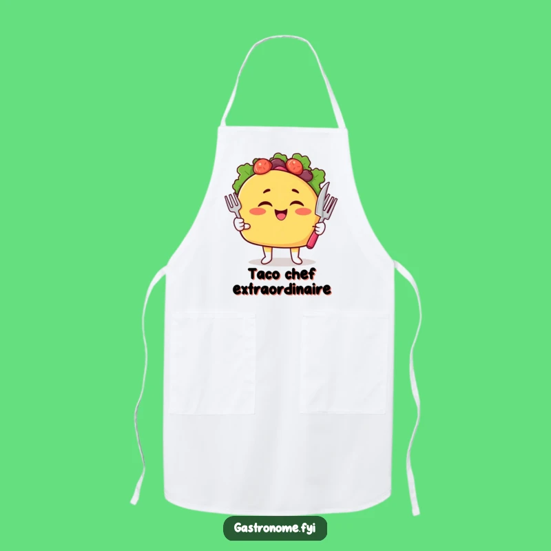Funny Taco Fiesta Apron: Cook with Flair and Southwest Style