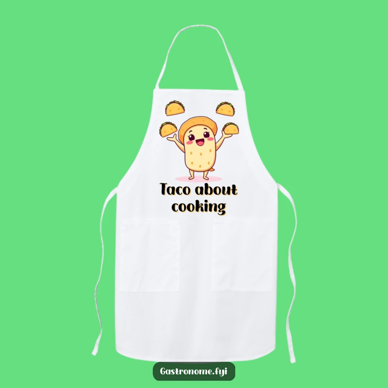 Funny Taco Juggling Chef Apron: Fiesta Ready, Perfect Funny Gift