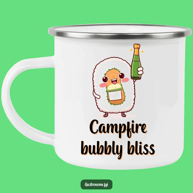 Funny Sushi Wine Camping Mug - Toast Your Adventures