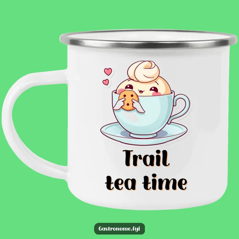 Durable Funny Thoughtful Teacup Camping Mug - Cozy Campfire Brew