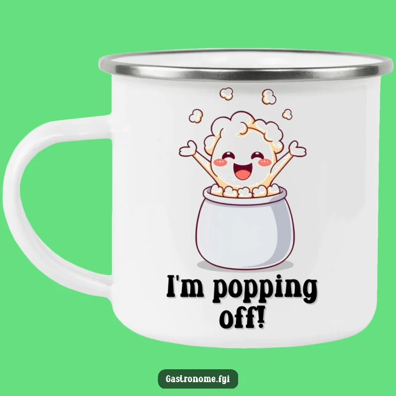Funny Giggling Popcorn Kernel Camping Mug - Adventure Fuel Gift