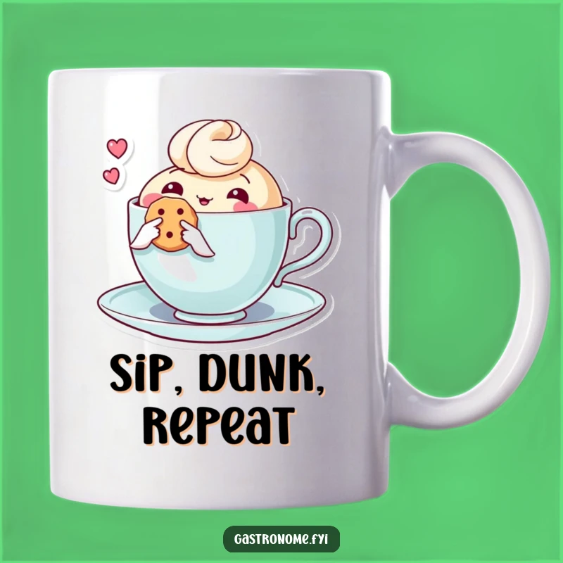 Funny Thoughtful Teacup Biscuit Mug - Cozy Moments Gift Idea