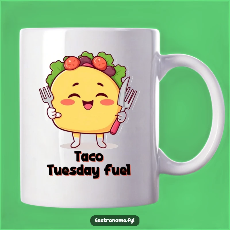 Funny Taco Fiesta Mug: Winking Foodie Gift for Spicy Food Lovers