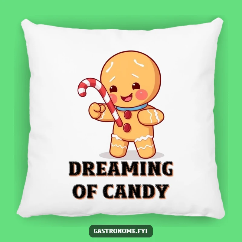 Funny Gingerbread Man Pillow: Cozy Mischief, Perfect Funny Gift for Holidays