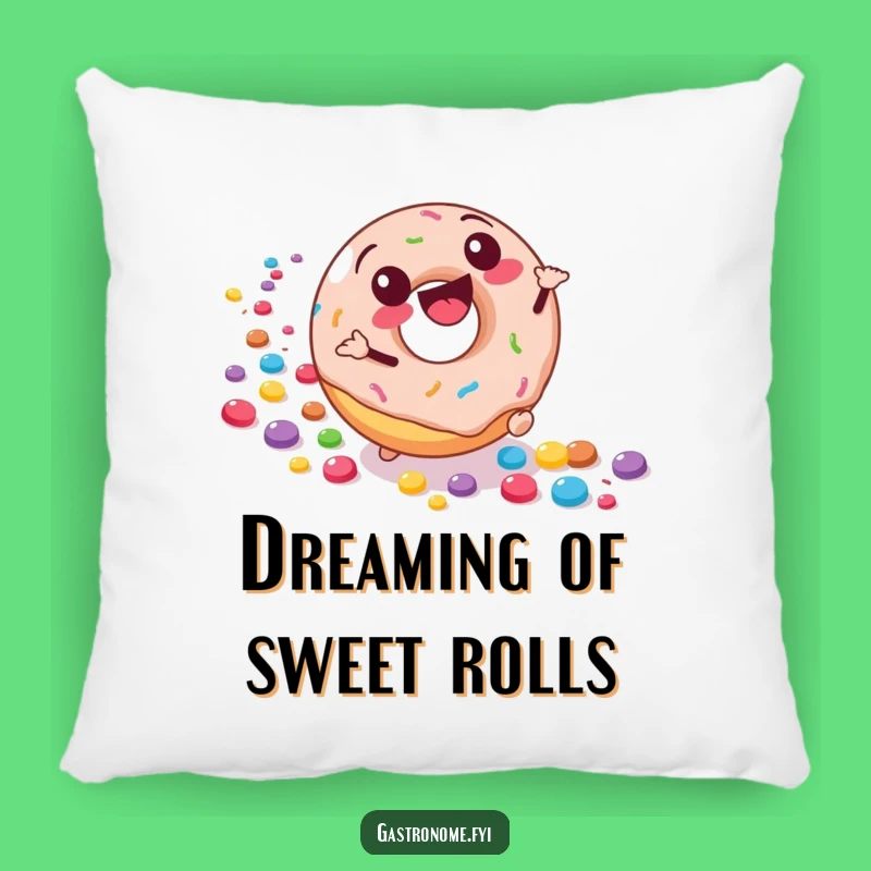 Funny Donut Candy Pillow: Cozy Comfort with Sweet Humor, Perfect Funny Gift