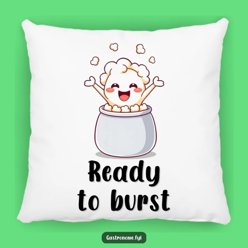 Funny Giggling Popcorn Kernel Pillow - Comfy & Hilarious Home Decor