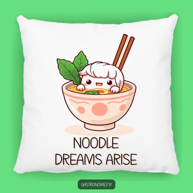 Funny Ramen Peek Pillow: Cuddle Up With Curiosity - Wonderful Funny Gift