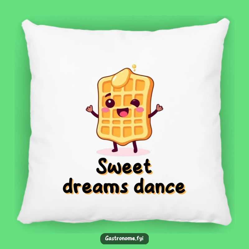 Funny Waffle Shimmy Pillow: Cozy Comfort, Perfect Funny Gift for Breakfast Lovers