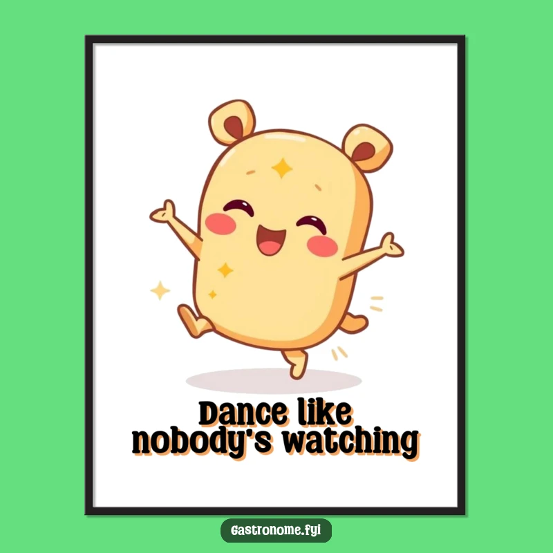 Funny Burrito Dance Poster: Spice Up Your Walls with Fiesta!