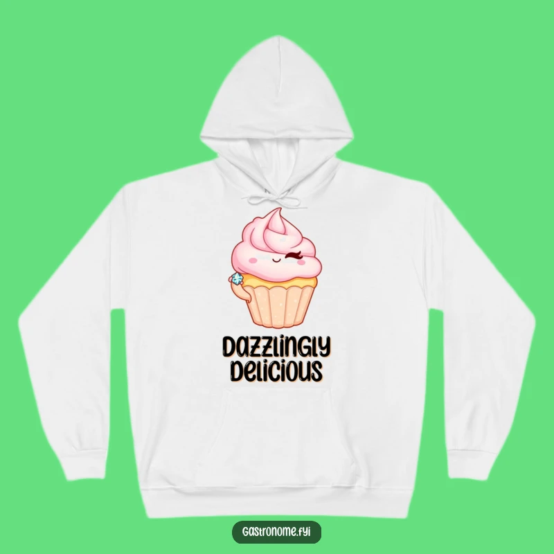 Funny Sweet Bling Hoodie: Cozy Up with Cupcake Charm