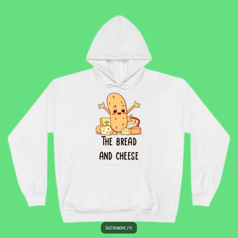 Funny Baguette Gourmet Hoodie: Cozy Comfort with Foodie Humor, Perfect Funny Gift