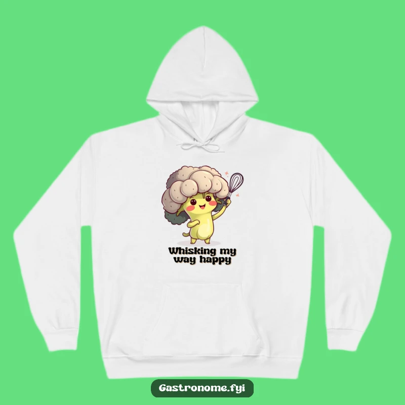 Funny Broccoli Chef Hoodie - Cozy Kitchen Performer Funny Gift