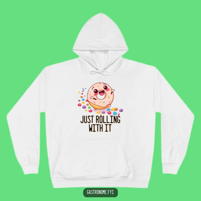 Funny Donut Candy Trail Hoodie: Cozy Sweetness and Fun, Perfect Funny Gift