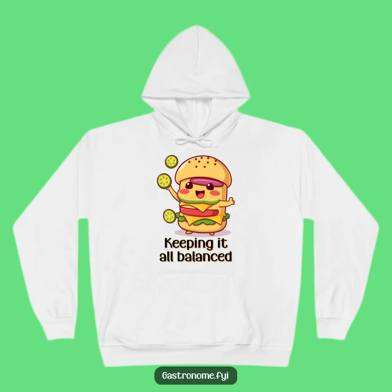 Funny Cheeseburger Hoodie: Cozy Up With Pickle Playfulness, A Hilarious Gift