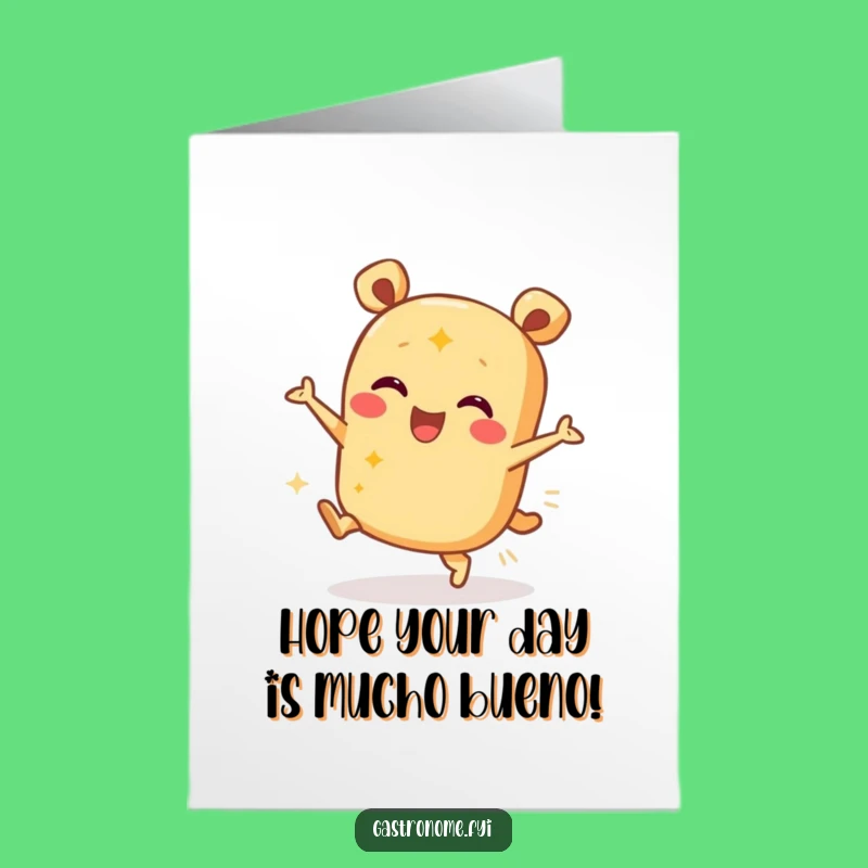 Free Printable Birthday Card: Funny Burrito Dancer, Hilarious DIY Downloadable Gift