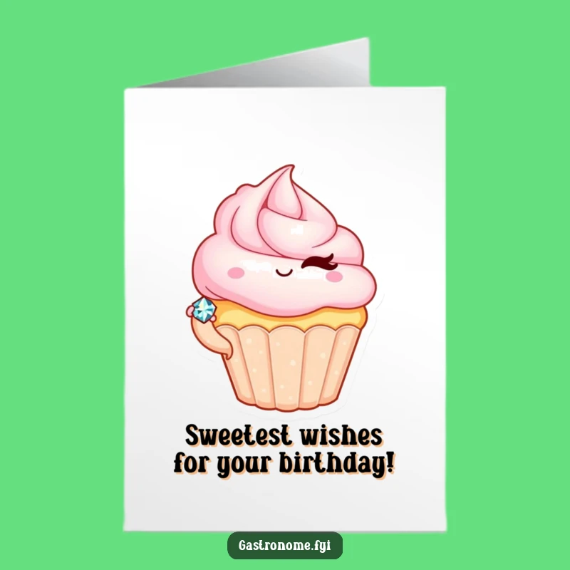 Free Printable Birthday Card: Sweet Jewel Surprise Downloadable Gift