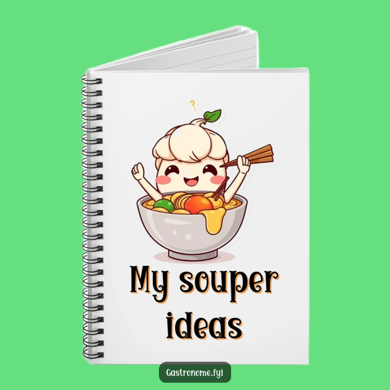 Funny Ramen Juggling Notebook: Your Recipe for Success!