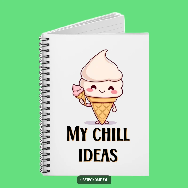 Funny Ice Cream Cone Journal: Sweet Notes, Perfect Funny Gift
