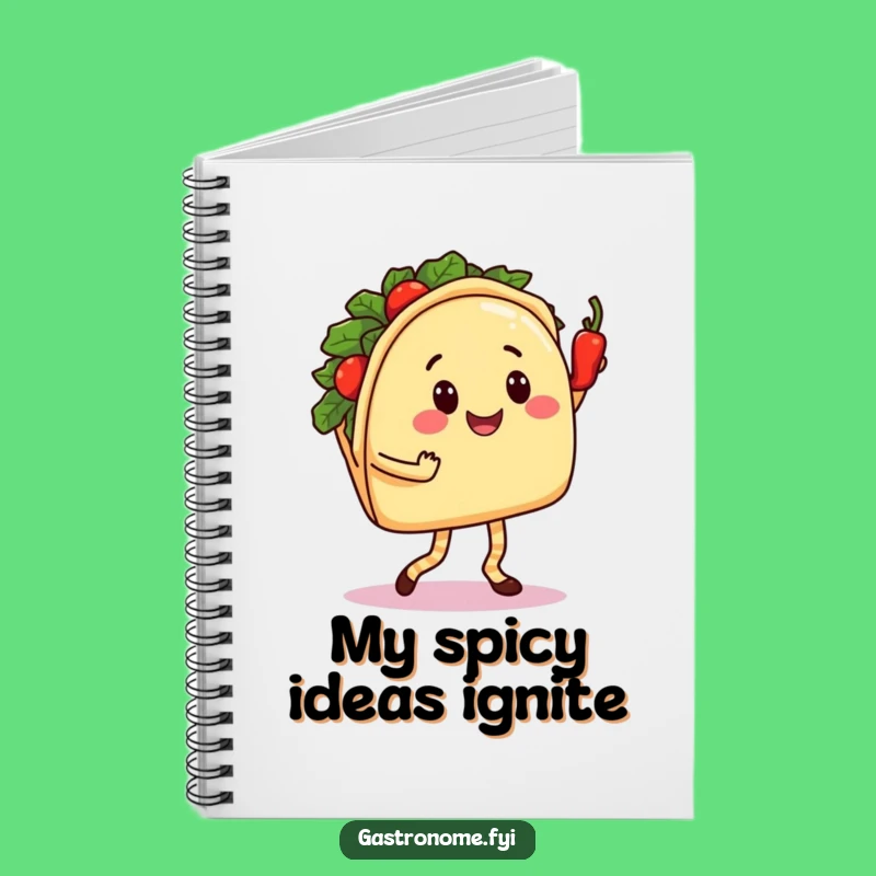 Funny Taco Dance Notebook: Jot Down Fiesta Ideas, A Hilarious Gift