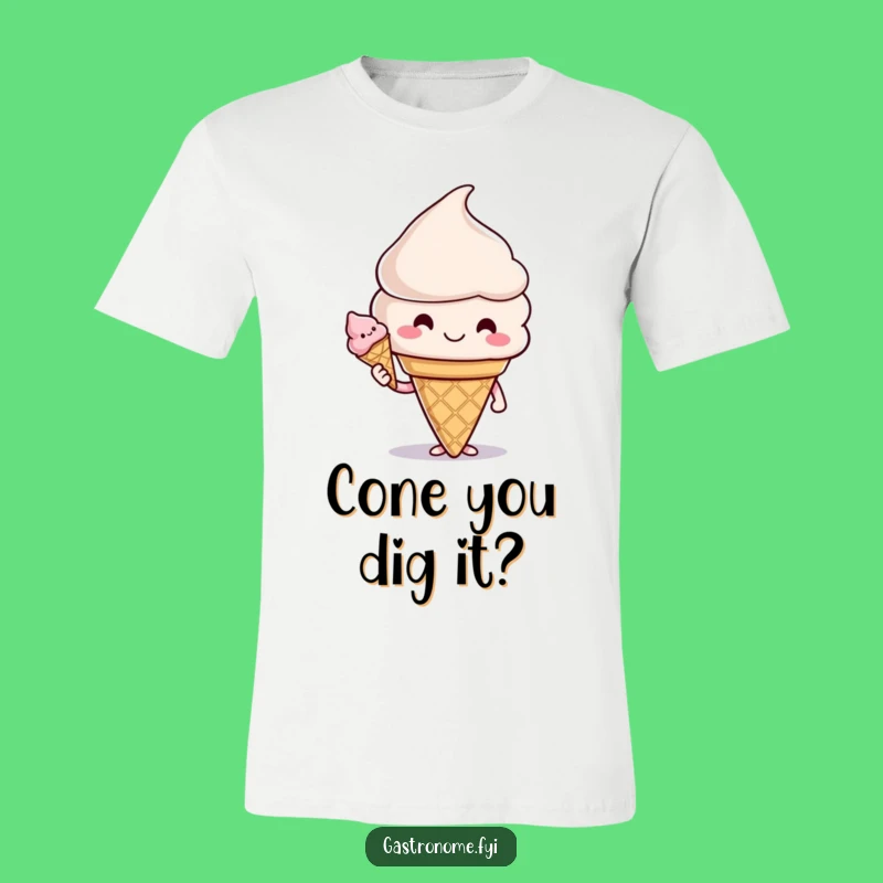 Funny Ice Cream Offering T-Shirt: Sweet Character, Perfect Funny Gift
