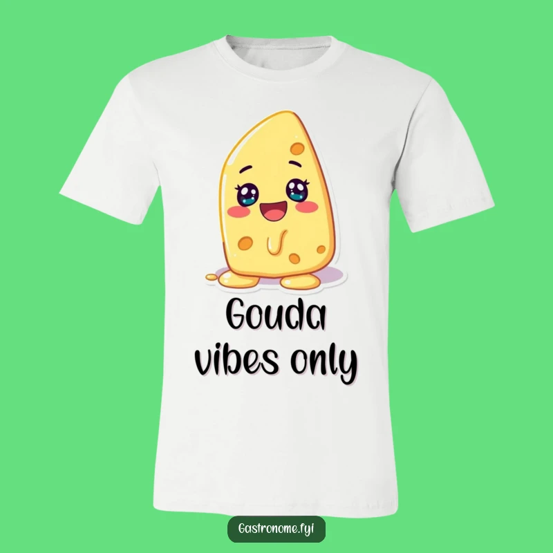Funny Melting Cheese T-Shirt: Wear Your Gouda Vibes!