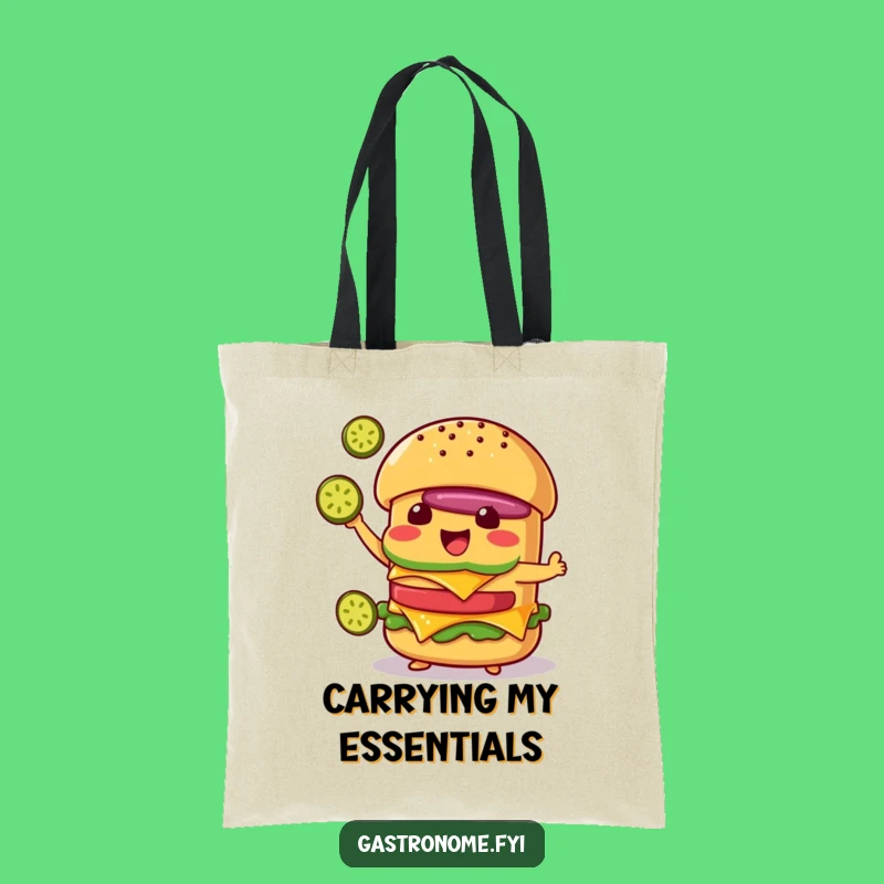 Funny Cheeseburger Tote Bag: Carry Your Fun On The Go, A Hilarious Gift