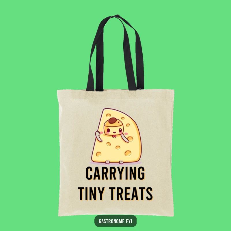 Funny Pastry Haul Tote: Carry Your Treats with Cheesy Style