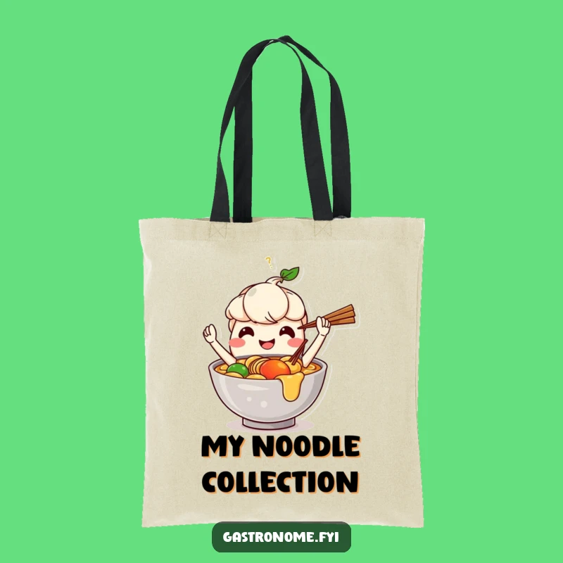 Funny Ramen Juggling Tote Bag: Carry Your Noodles in Style!