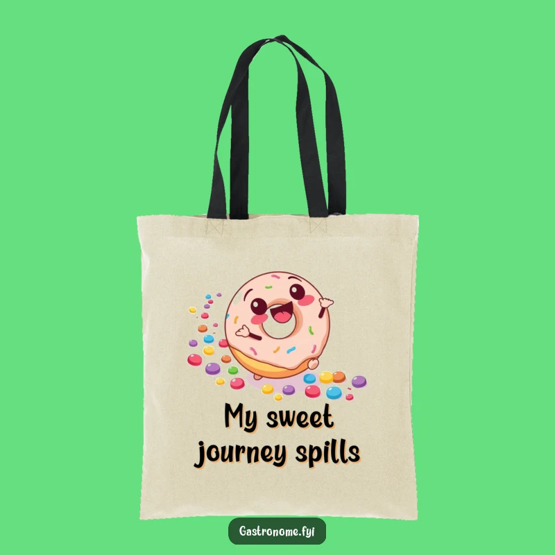 Funny Donut Rolling Tote Bag: Carry Your Sweetness, Perfect Funny Gift
